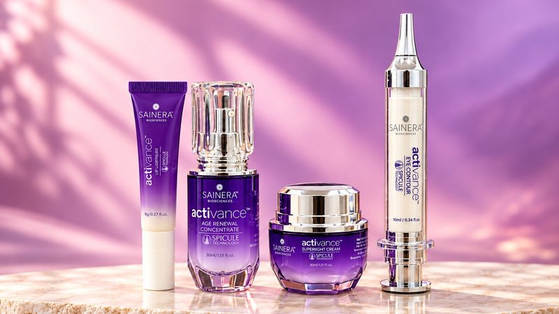 Sainera Activance skincare range